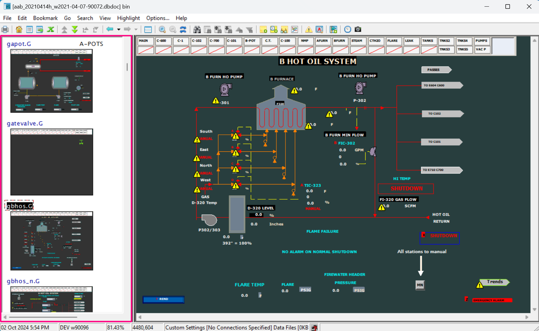 DBDOC screenshot