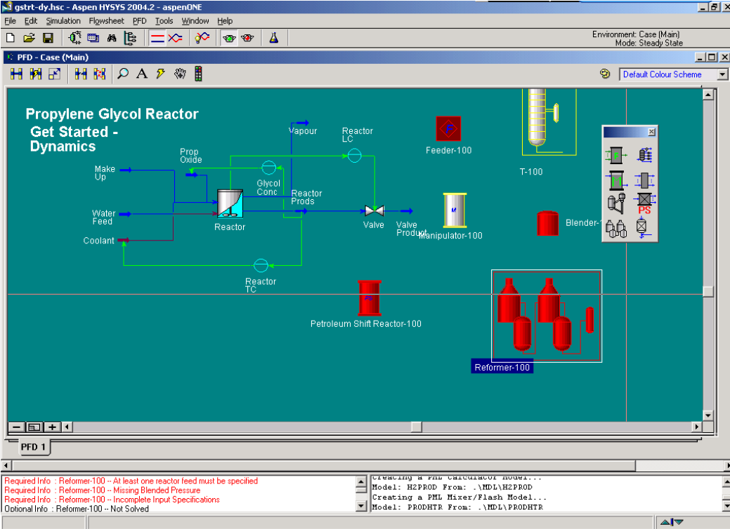 HYSYS screenshot